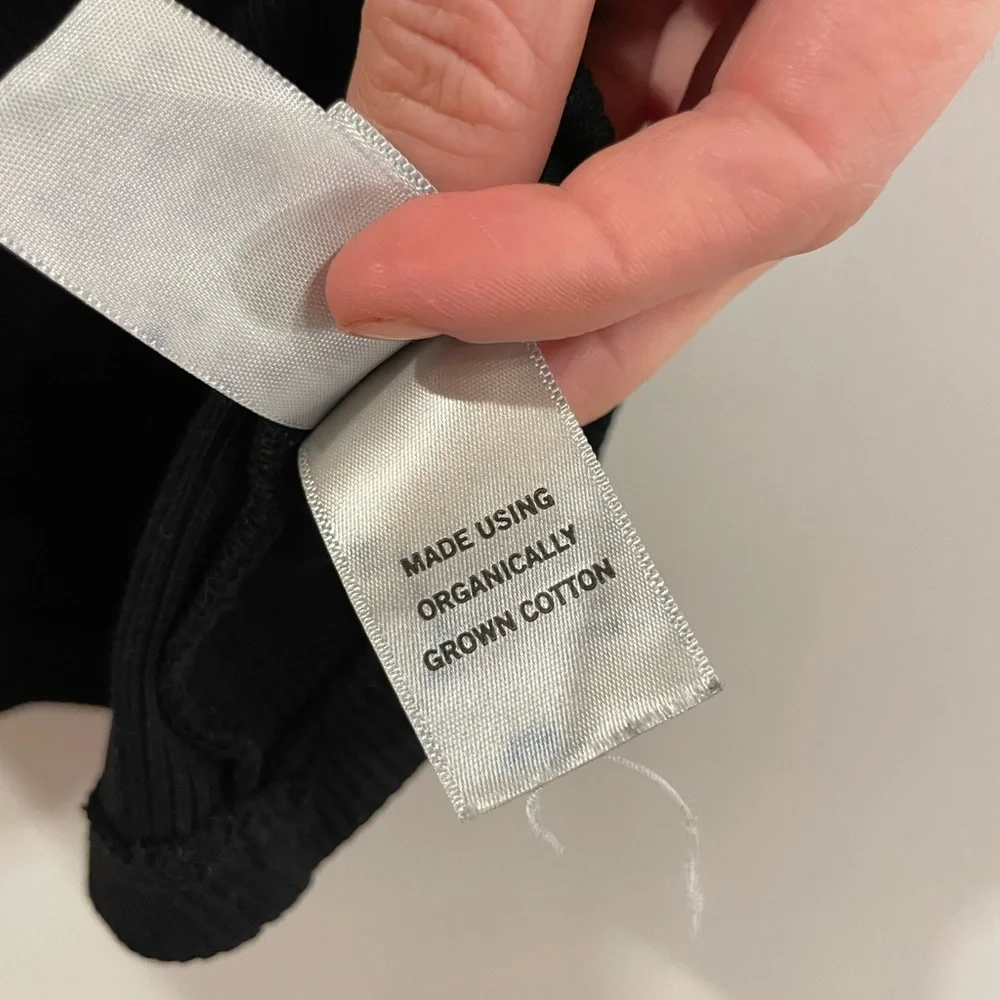 AGOLDE Black Ribbed Racerback - Picture 13 of 13